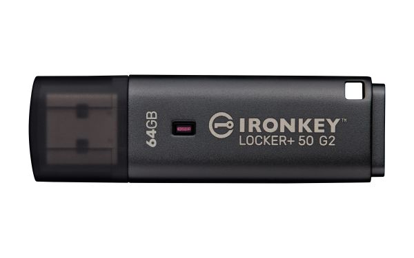 64GB IRONKEY LOCKER PLUS 50 G2, FIPS 197, AES-256