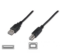 IGLOO CAVO USB 2.0, USB A M - USB B M, NERO, 3M