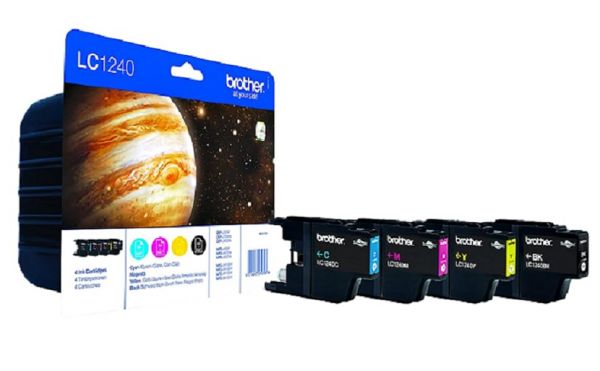 KIT 4 CARTUCCE - LC-1240VALBP - 600 PAGINE