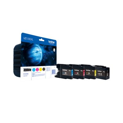 KIT 4 CARTUCCE - LC-1280XLVALBP - 1.200/2.400 PAG