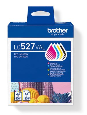 KIT 4 INK - LC-527VAL - 1.300P BK E 900P CMY