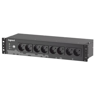 UPS KEOR PDU 800VA 8 GERMAN/IT OUTLETS BLACK