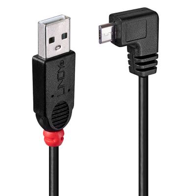 CAVO USB 2.0 TIPO A MICRO-B 90GRADI 0.5M