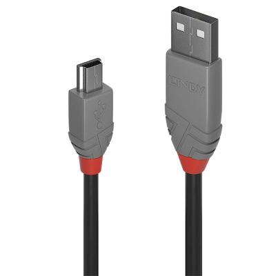 CAVO USB 2.0 TIPO A A MINI-B ANTHRA LINE, 2M