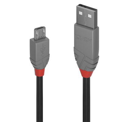 CAVO USB 2.0 TIPO A A MICRO B ANTHRA LINE, 3M