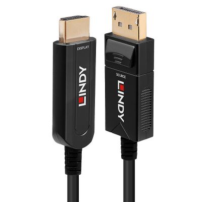 CAVO IBRIDO IN FIBRA OTTICA DP A HDMI, 20M