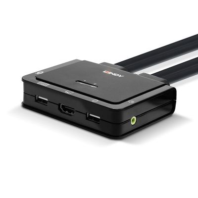 SWITCH KVM HDMI 2.0, USB 2.0   AUDIO, 2 PORTE