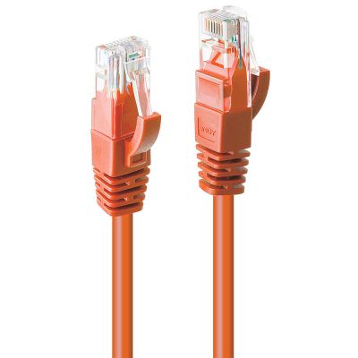 CAVO CAT. 6 U/UTP ARANCIONE 0,3M