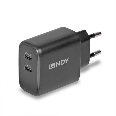ALIMENTATORE GAN 2 X USB TIPO C, 65W