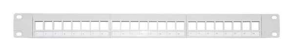 PANNELLO PATCH VUOTO COLORE GRIGIO 24 PORTE