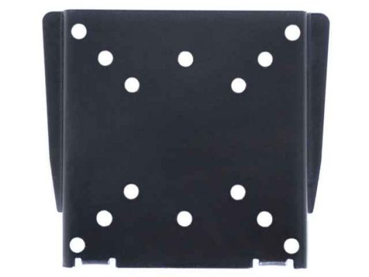 STAFFA PARETE FISSA MAX20KG/26POLL 100X100 NERO
