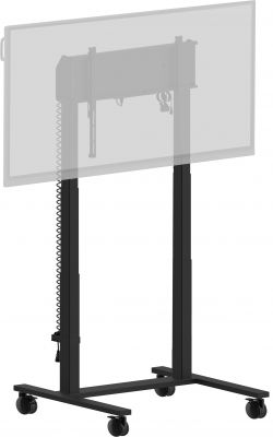 Floor lift on wheels with high range
