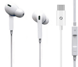IGLOO EARPHONE TYPE-C WHITE