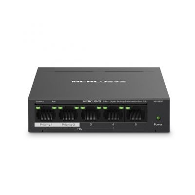 5-PORT 10/100/1000 MBPS DESKTOP SWITCH 4-PORT POE+