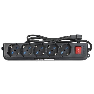 MULTIPRESA BIPASSO 5 POSTI PER UPS IEC14 + ON OFF
