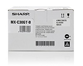 (MX-C30GTB) TONER NERO SHARP (6K) - PER MX-C250F