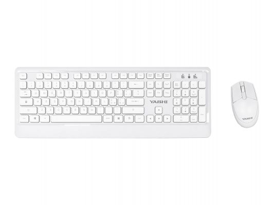 KIT KEYBOARD/MOUSE WIRELESS KIT WHITE ENG