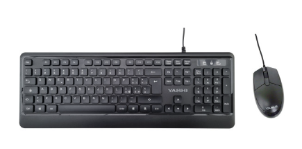 YASHI EXCLUSIVE USB KEYB+MOUSE BLACK