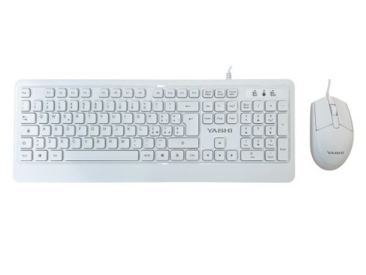 KIT KEYBOARD/MOUSE USB KIT WHITE