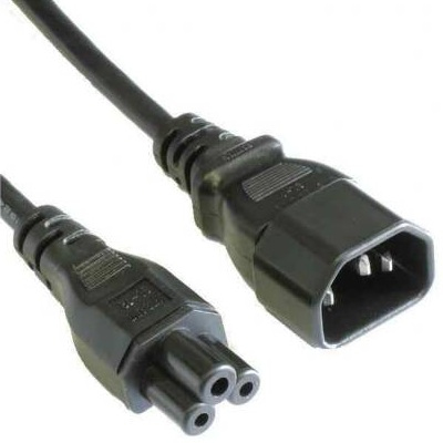Power Cord C14 M-C5 F mt.1.80 Nero