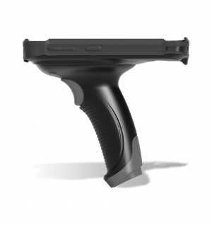 Pistol grip for MT90 with window for rear camera