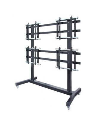 CARRELLO VIDEOWALL 2X2 ECONOMY MOVYALL
