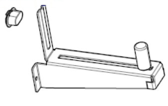 KIT 1 INCH CORE MEDIA HANGER, ZT410/ZT411