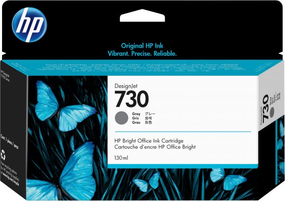 HP 730 130-ML GRAY INK CRTG