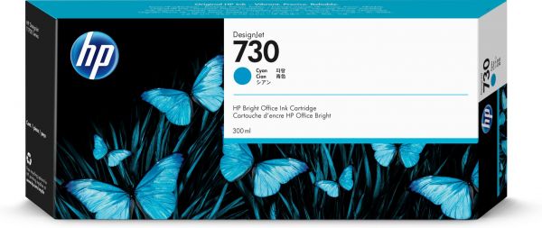 HP 730 300-ML CYAN INK CARTRIDGE