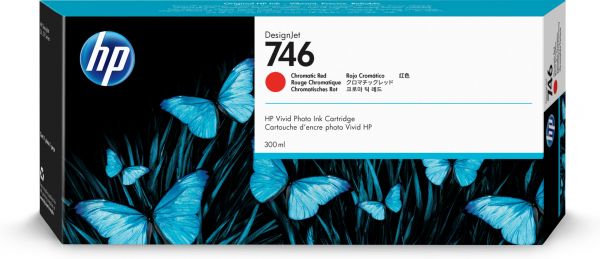 HP 746 300-ML CHRMTC RED INK CRTG