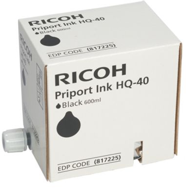 INCHIOSTRO NERO 600 CC. TYPE HQ40 PER DX4542 (1x5)