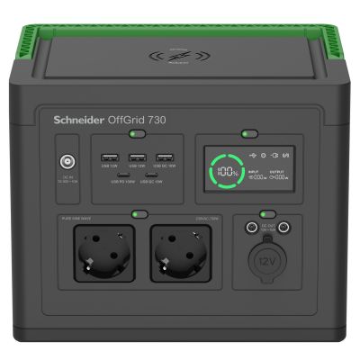 SCHNEIDER OFFGRID PORTABLE POWER STATION 700,LITIO