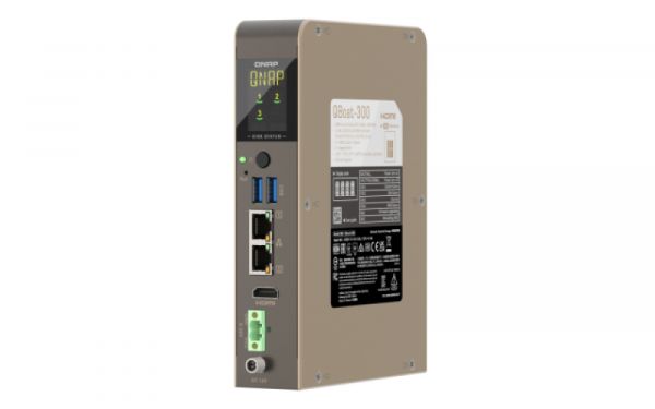 QNAP 3-BAY DIN-RAIL FANLESS INDUSTRIAL NAS, 4C 4GB