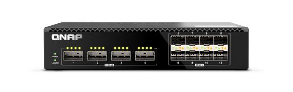 QNAP 12PORTS SWITCH 4X100GBE SFP+ 8X25GBE SFP