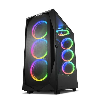 ATX ARGB FAN, 3X140, 4X120, FINESTRA LATO A DX
