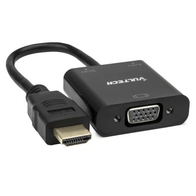 ADATTATORE CONVERTITORE HDMI TO VGA + AUDIO