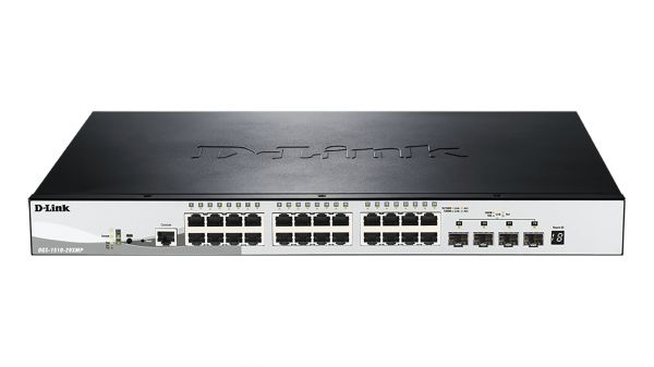 28-PORT  GIGABIT STACKABLE POE + 4 10G SFP+ PORTS