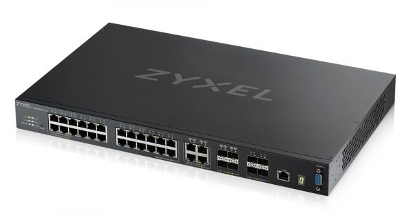 SWITCH MANAGED L3, 28 PORTE GIGABIT+4 10G SFP