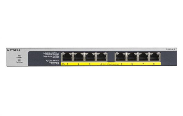 8PT POE/POE+ GIGABIT UNMANAGED SWCH