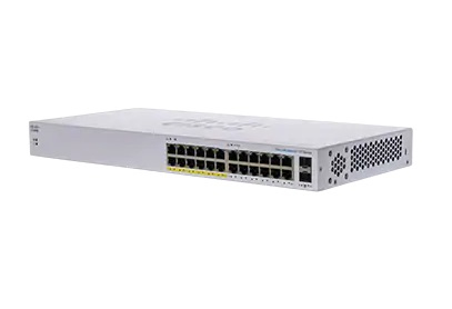 UNMANAGED 24-PORT GE PARTIAL POE 2X1G SFP SHARED