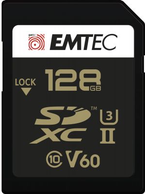EMTEC SD 128GB UHS-II U3 V60 ULTRA PRO