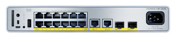 CATALYST 9000 COMPACT SWITCH 12-PORT POE+, 240W, E