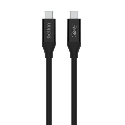 CAVO USB4 USB-C-USB-C THUNDERBOLT 3 40G 0.8M NERO