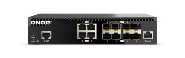 12 PORTS 10GBE, 8 PORTS SFP+, 4 PORTS 10GBE RJ45