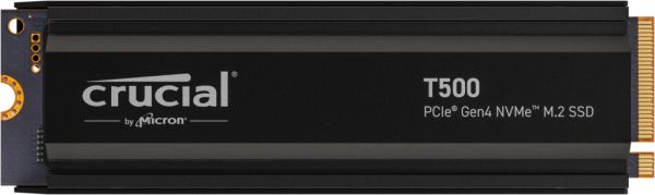 CRUCIAL T500 1TB PCIE GEN4 NVME M.2 SSD W/HEATSINK