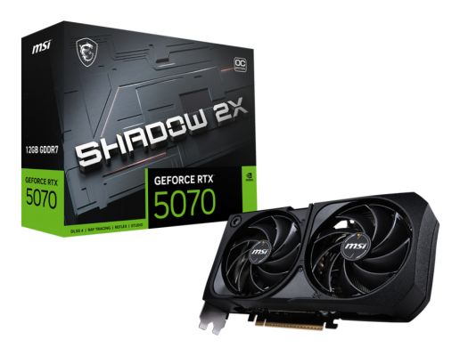 MSI VGA GEFORCE RTX 5070 12G SHADOW 2X OC BULK