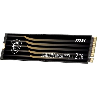 MSI SSD SPATIUM M480 PRO PCIE 4.0 NVME M.2 2TB
