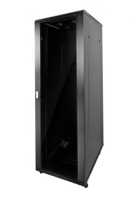 CABINET 42U, 600*600*2050MM, 1000KG, porta a vetro
