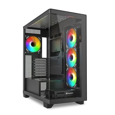 CASE ATX Curve Glass Panel,2x U3, 1x Type-C,TRRS