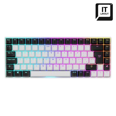 SHARKOON SGK50 S3 WH IT-Layout, Gateron Yellow